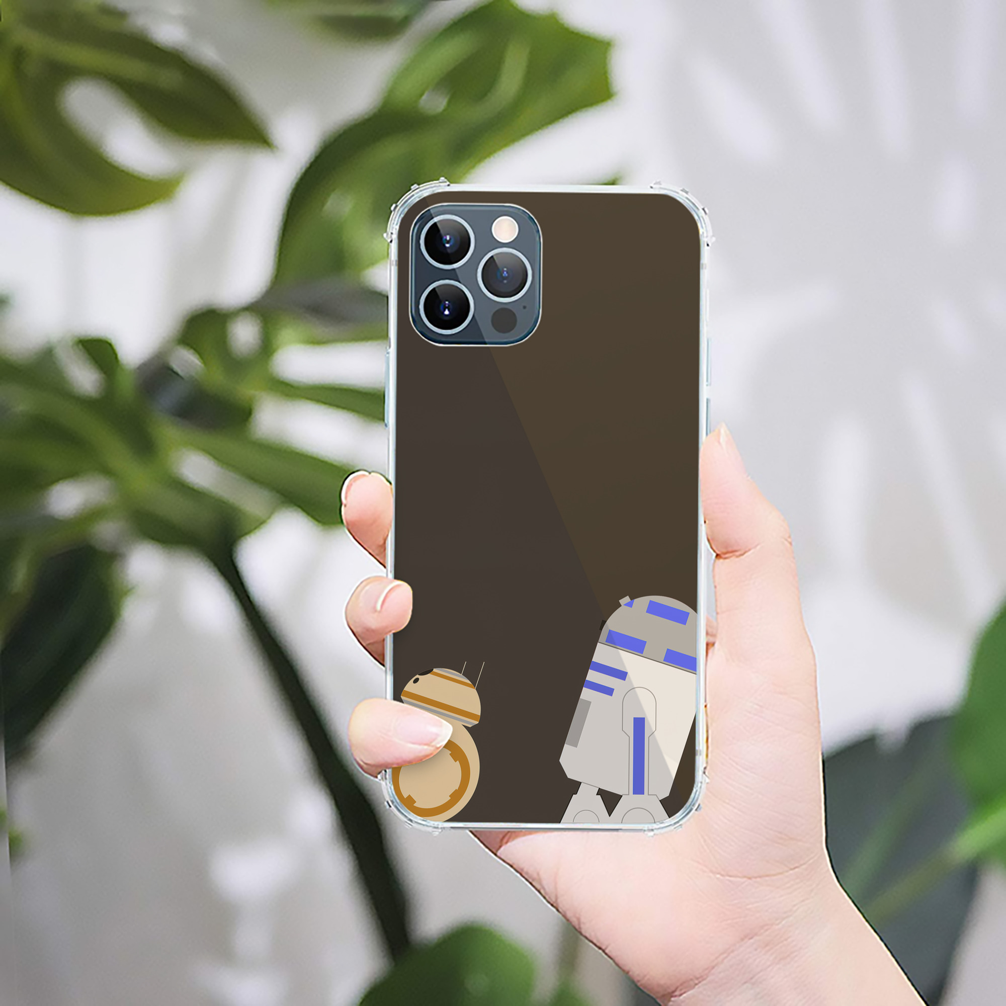（画像用） スター・ウォーズ Star Wars 【iPhone 12シリーズ対応】透明スマホケース（クリアソフトケース）